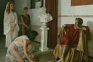 Orgy in Roman style.